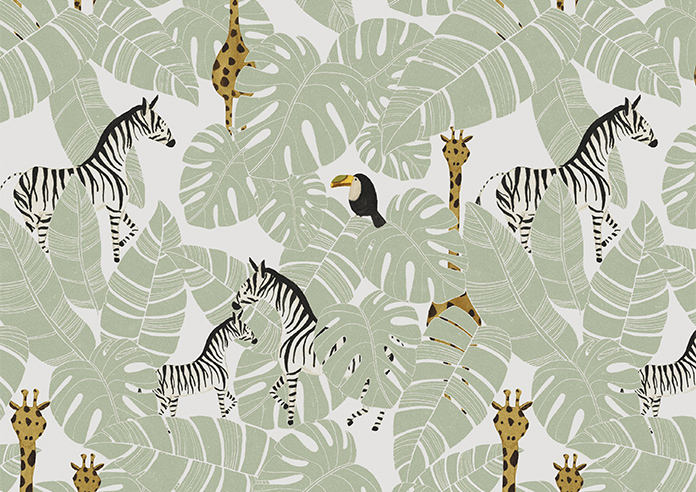 Wild Thing, Sage - Roman Blind - Image 7